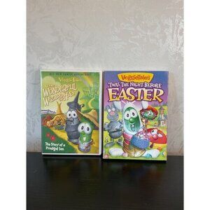 VeggieTales DVD Set Twas The Night Before Easter & The Wonderful Wizard Of Has